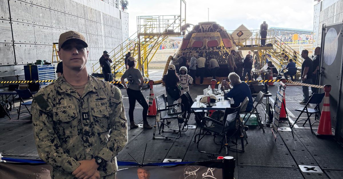 Aerospace student and Navy Lt. is shooting for the stars